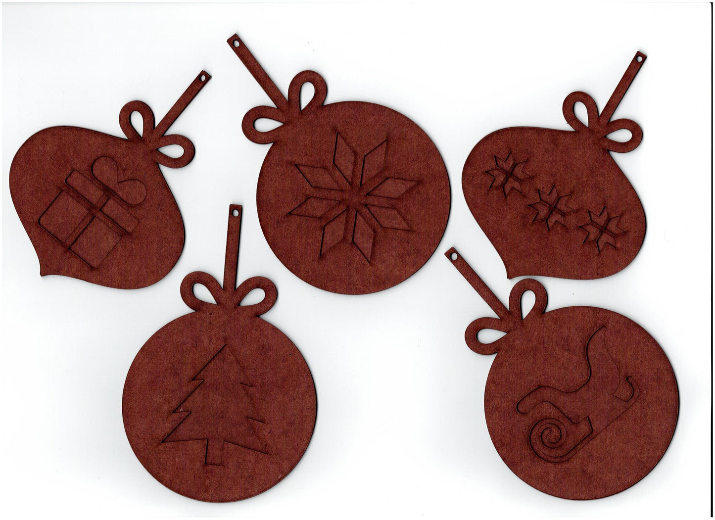 PolyOnlay Christmas Shape pack - detailed- 28 piece