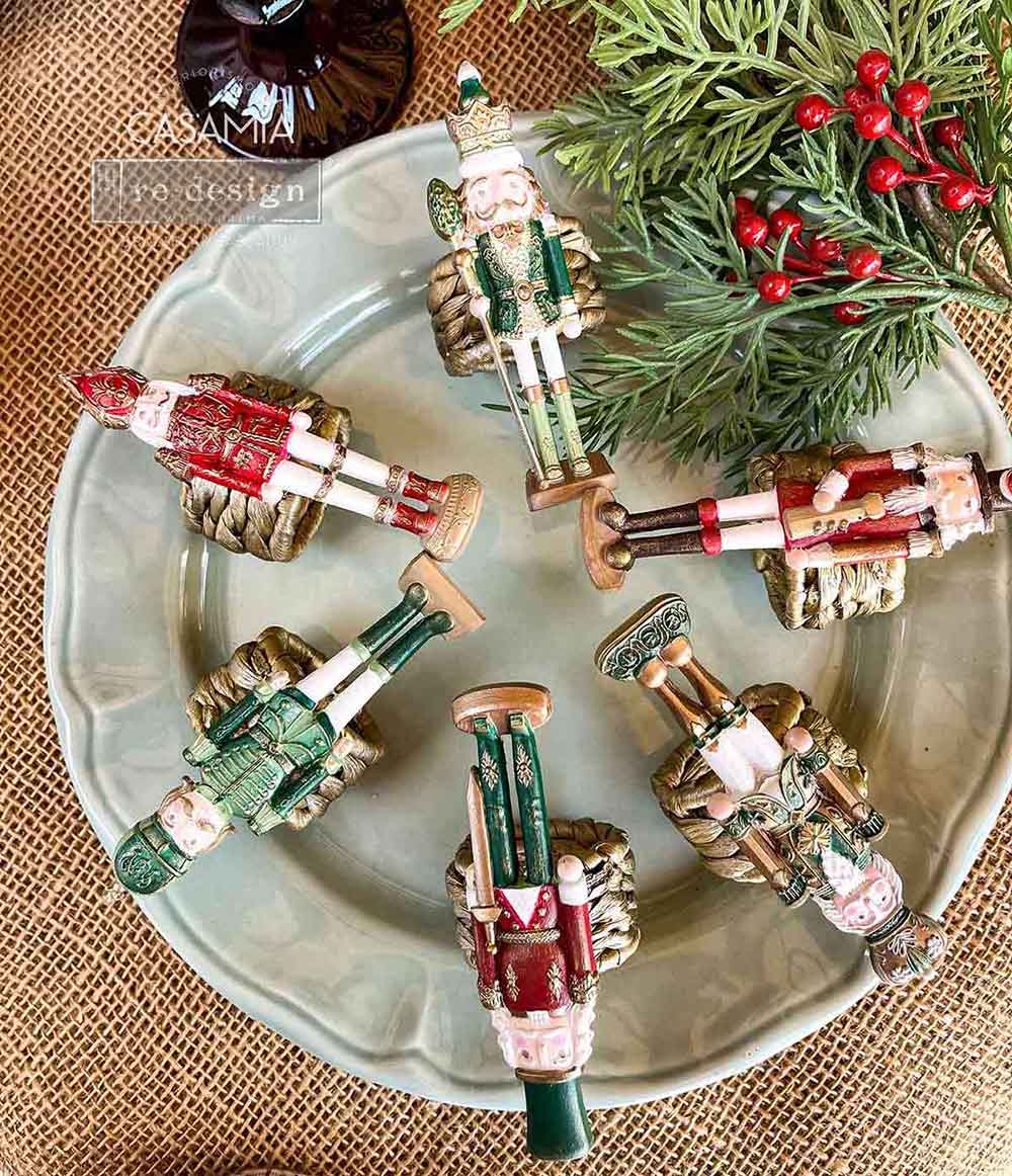 NUTCRACKER MAGIC Decor Mould Re-Design with Prima 8" x 5"