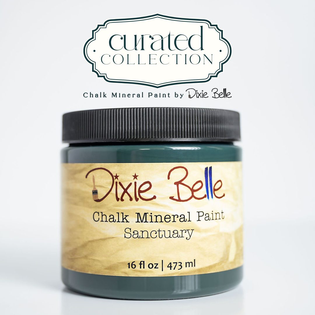 SANCTUARY - Dixie Belle - A Deep Emerald Green Chalk Mineral Paint - 118ml/4oz - 236ml/8oz - 473ml/16oz - 96ml/32oz