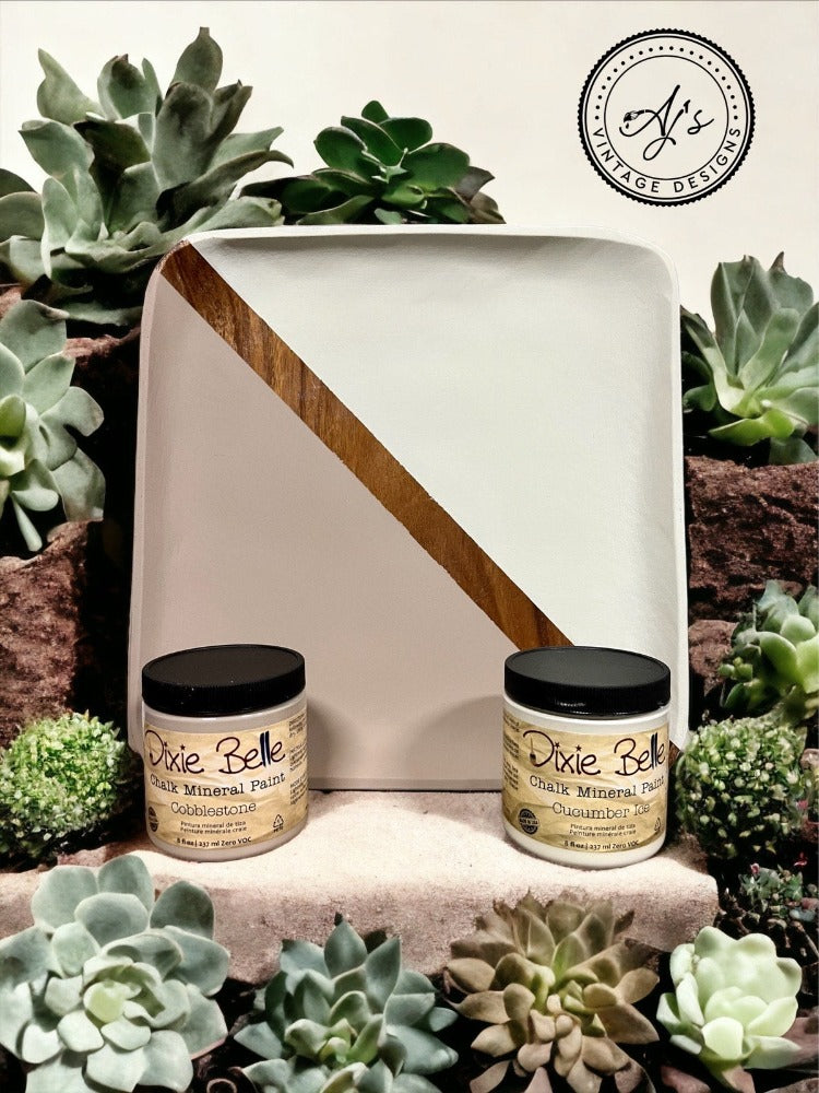 CUCUMBER ICE - Dixie Belle - Matt Black Chalk Mineral Paint - 118ml/4oz - 236ml/8oz - 473ml/16oz - 946ml