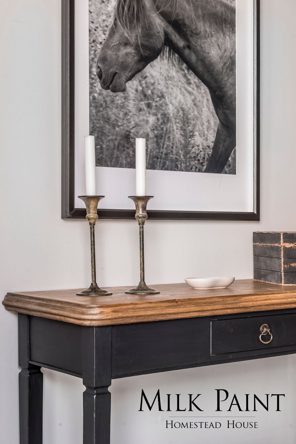 COAL BLACK Milk Paint by Homestead House 50g and 300g