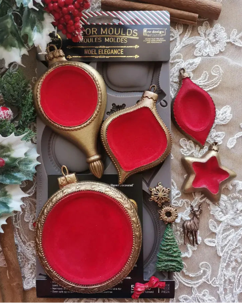 Noel Elegance Silicone Mould - ReDesign with Prima - castings