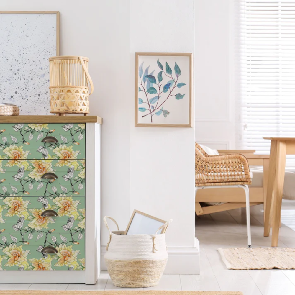 Pastel Florals - Mint by Michelle Decoupage Tissue Paper - (pk of 3)