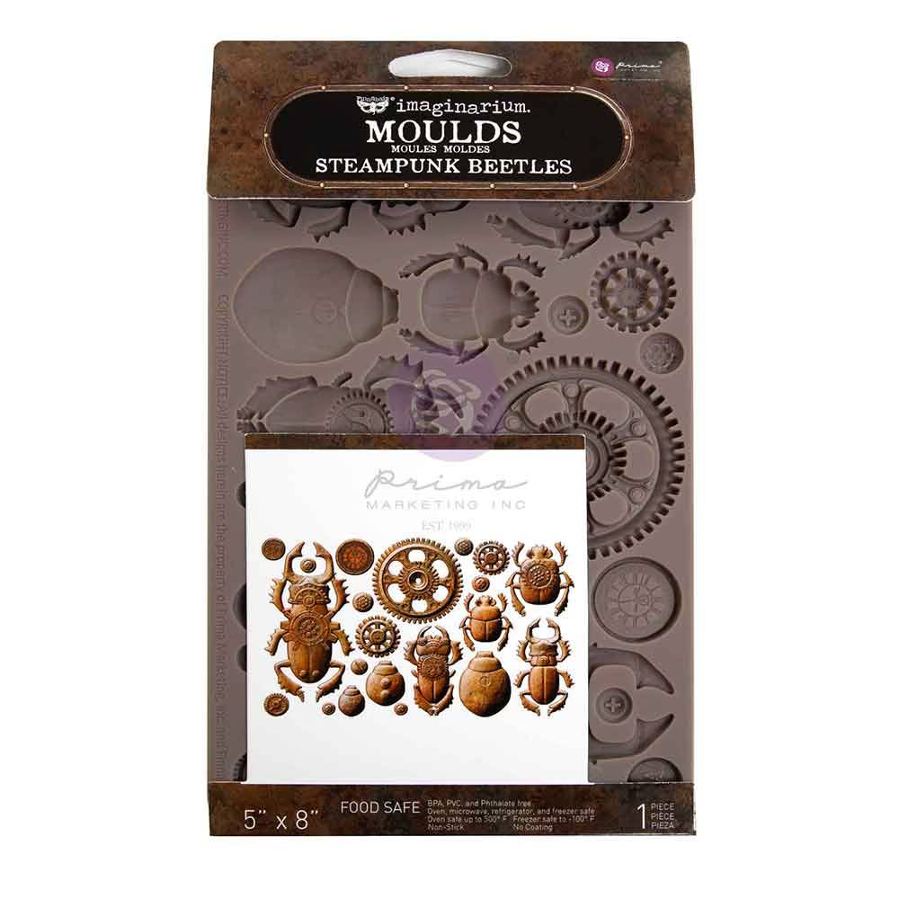 Steampunk Beetles - Decor | Food | Craft Mould - Re-Design with Prima 8" x 5"