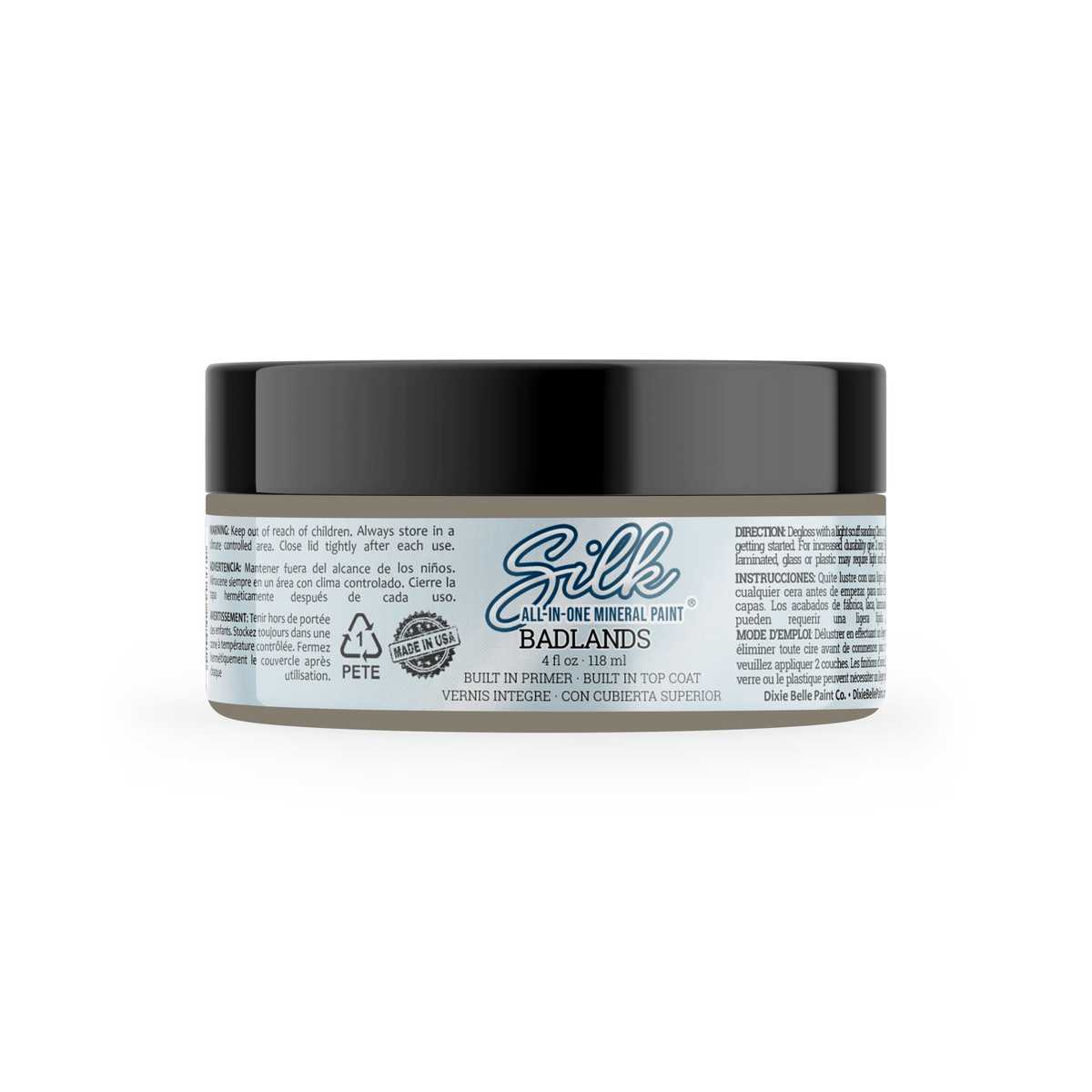 Badlands - Silk All-In-One Mineral Paint - 118ml /473ml - Dixie Belle Paint - Paint - All In One - Baillea's Interiors -