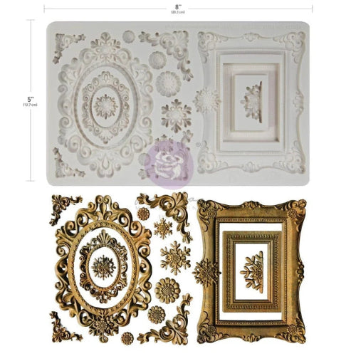 Winter Frames Silicone Mould - Finnibair - 5" x 8"