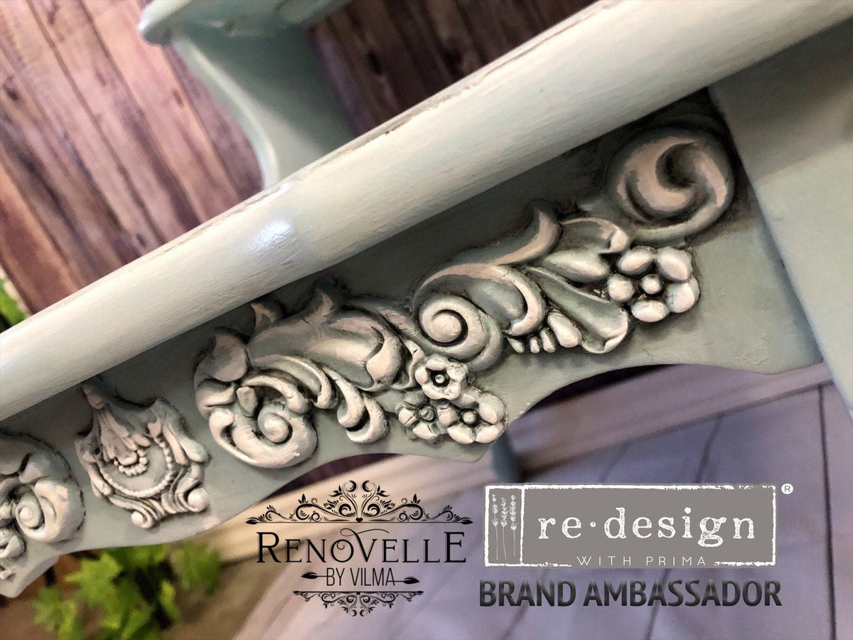 Groeneville Crest Decor Mould Re-Design with Prima 5" x 8" - Moulds - Baillea's Interiors -