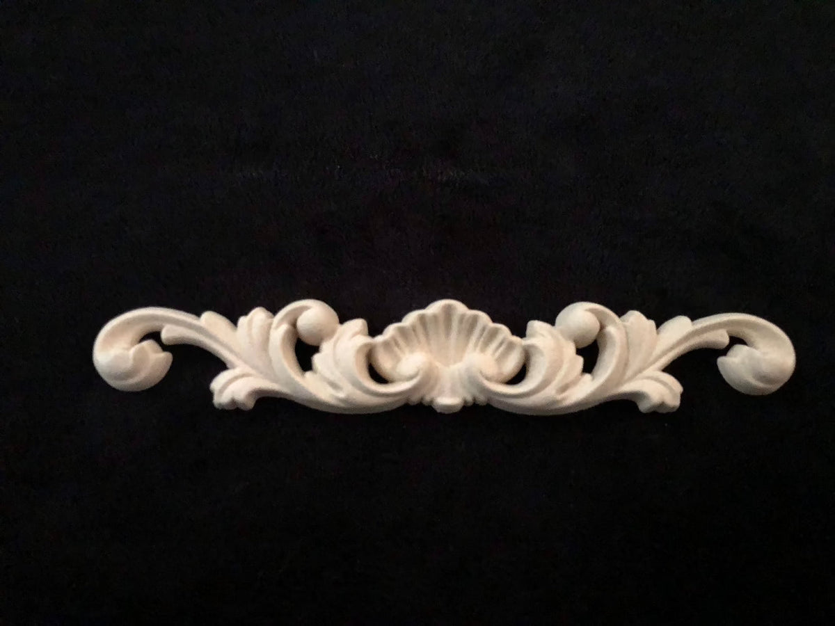 Heat Bendable Wood Applique Pediment From Decocurve - DC2502 - Moulding - Baillea's Interiors -