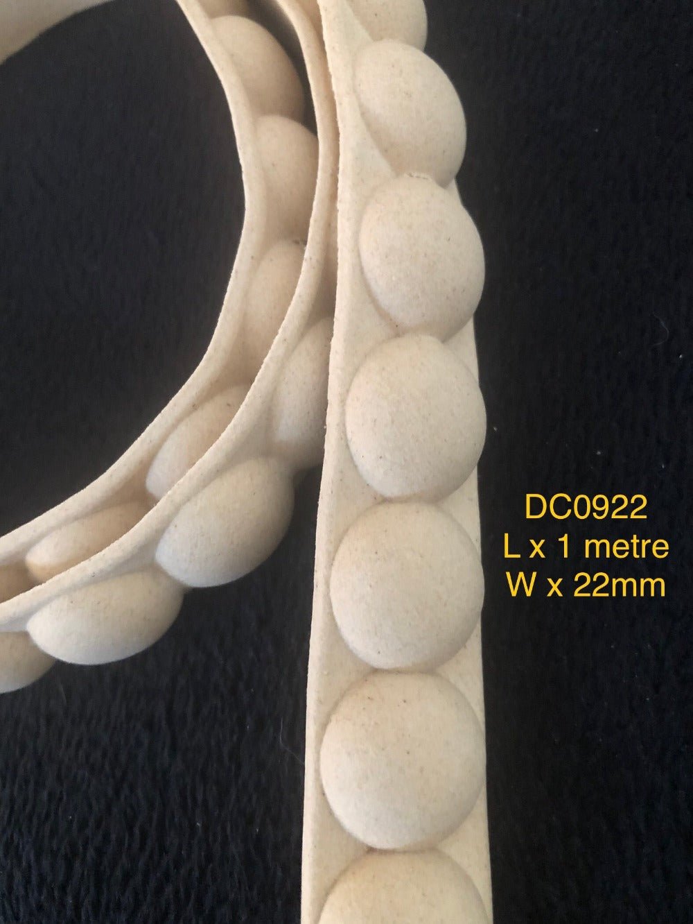 Heat Bendable Wood Trims From Decocurve - 1 Metre DC0922 22mm - Moulding - Baillea's Interiors -