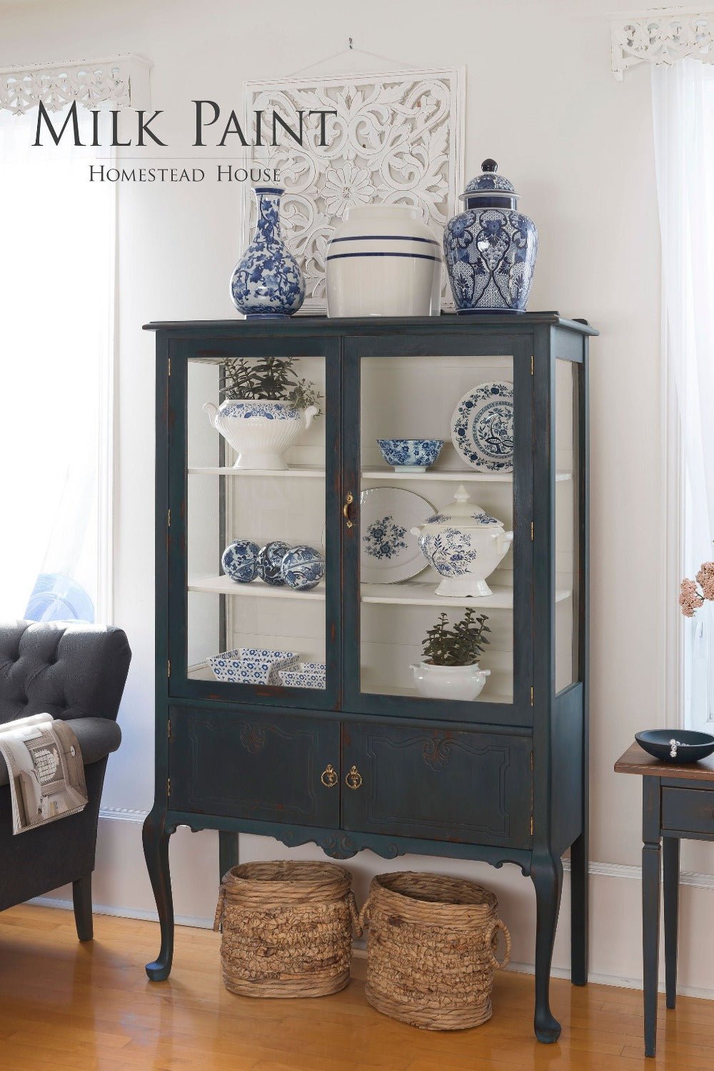 HOMESTEAD BLUE Milk Paint by Homestead House 50g and 300g - Paint - Milk - Baillea's Interiors -