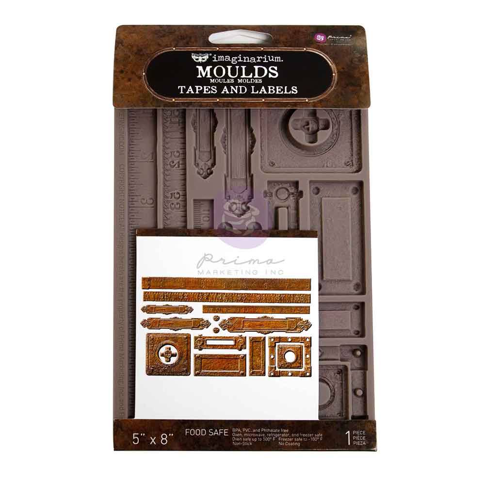 Tapes and Labels - Decor | Food | Craft Mould - Re-Design with Prima 8" x 5" - Moulds - Baillea's Interiors -
