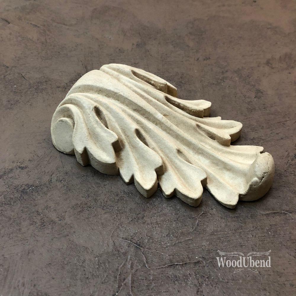 SMALL CORBEL 7 x 12.5 cms Decorative Antique Moulding Applique WoodUbend #1361