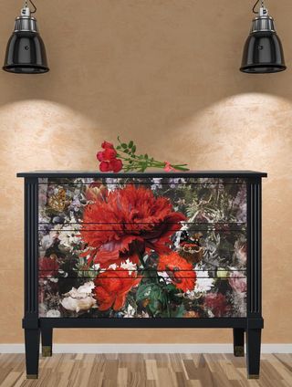 FLOWER MELODY - Decor Weave for Decoupage – 79.25cm x 59.5cm - Hokus Pokus