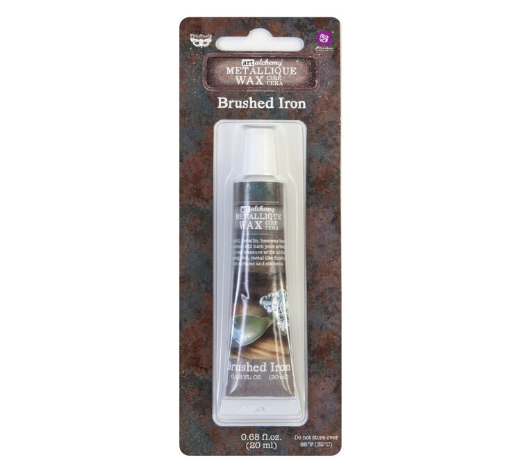 Metallique Wax - BRUSHED IRON - Art Alchemy 20ml