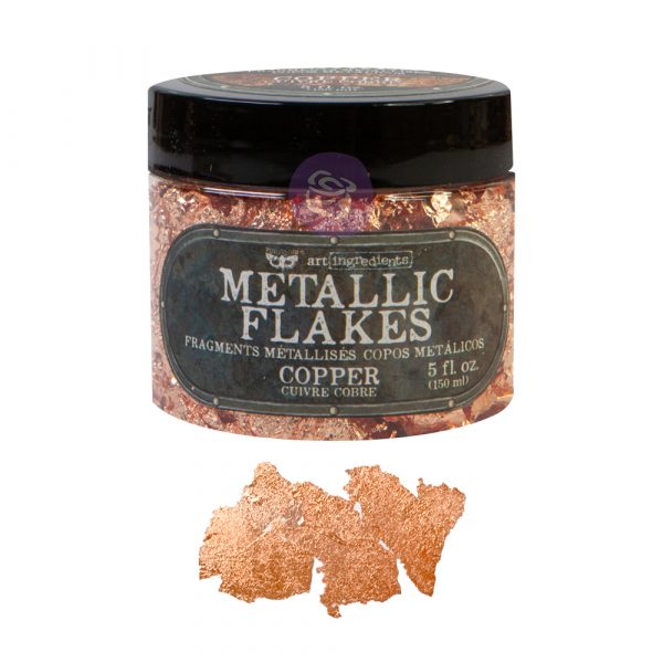 COPPER - Metallic Metal Gilding Flakes - Finnabair Art Ingredients - 150ml