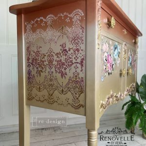 DISTRESSED WALLPAPER Decor Stencils 45.7cm x 53.3cm by ReDesign with Prima