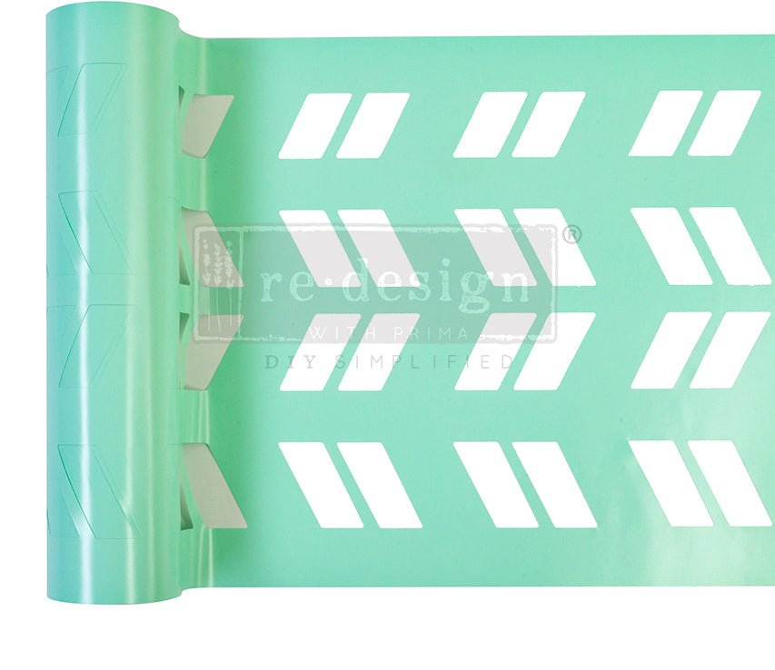 MODERN ARROWS Stick and Style Stencil Roll - ReDesign with Prima