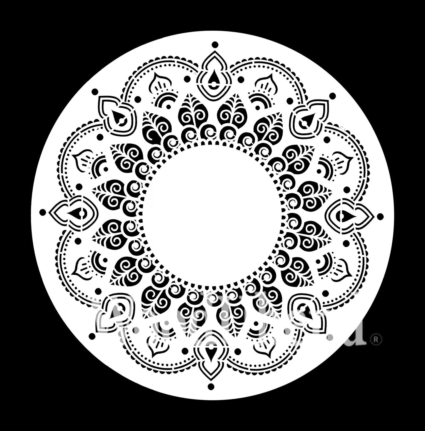 MORROCAN MELODY Stencil - 30cm X 30cm