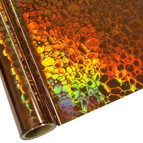 HOLOGRAM PEBBLES - Bronze - Rub On Metallic Foil by APS