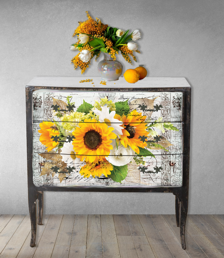 SUNSHINE - 34.5cm x 21.6cm - Hokus Pokus Rub On Decor Transfer Decal