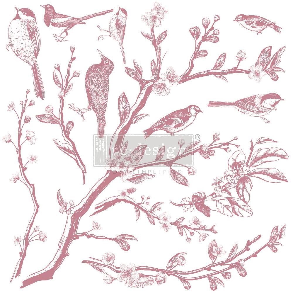 Clear Cling Decor Stamp - Springtime - ReDesign with Prima - 13 piece - Stamp - Baillea's Interiors -