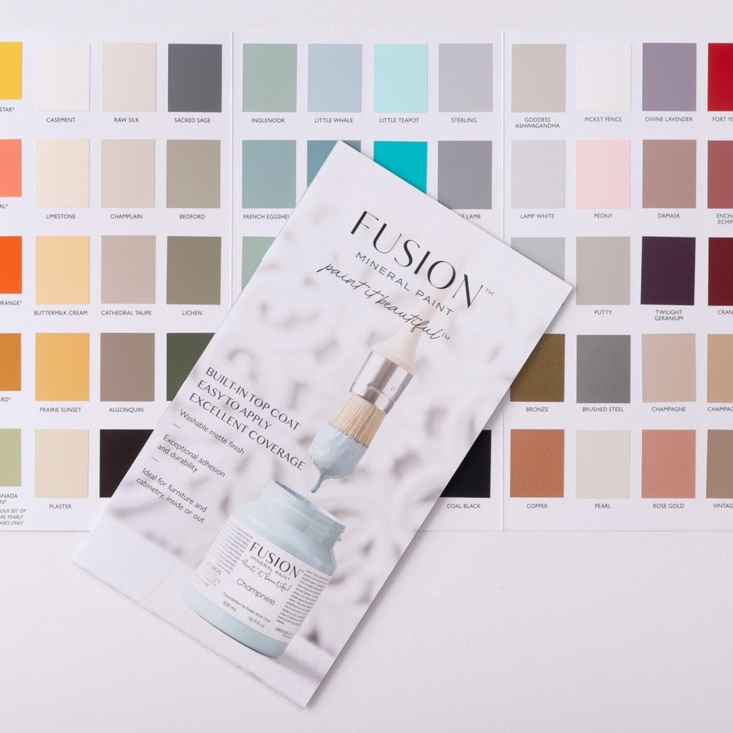 Colour Chart Fusion Mineral Paint 2024 - Paint - All In One - Baillea's Interiors -