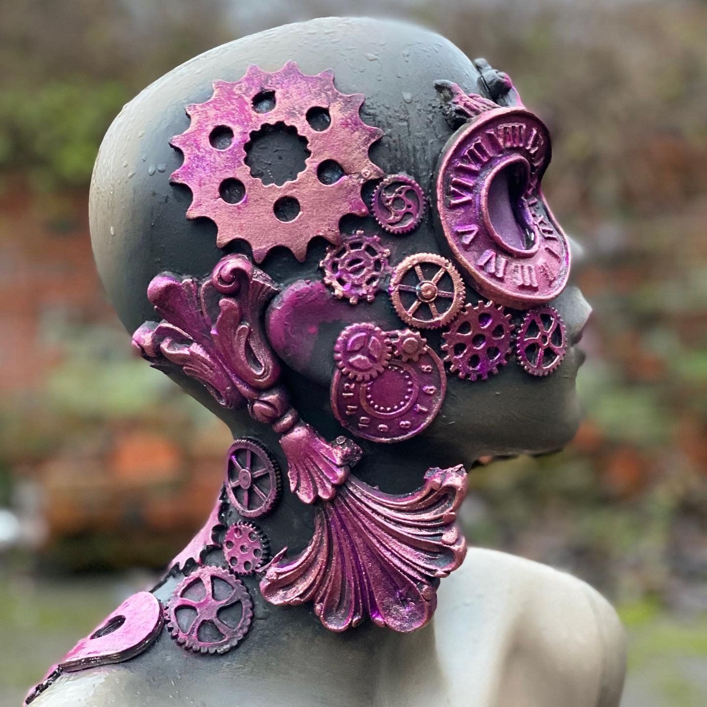 KEYHOLE 3 x 4.5 cms Decorative Antique Moulding Applique WoodUbend #987