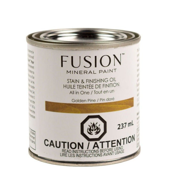 Stain and Finishing Oil - Golden Pine - All In One - Fusion 237 ml - Stain - Baillea's Interiors -