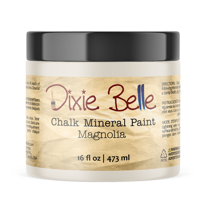 MAGNOLIA - Dixie Belle -  Off White Chalk Mineral Paint - 118ml/4oz - 236ml/8oz - 473ml/16oz - 96ml/32oz