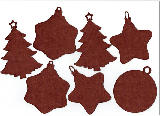 PolyOnlay Christmas Shape pack - detailed- 22 piece
