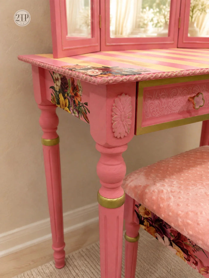 Cotton Candy Sky Dixie Belle Silk All-In-One Mineral Paint - rosy pink