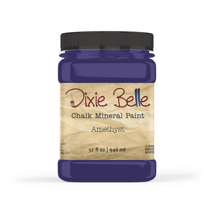 AMETHYST - Dixie Belle - Deep Purple Mineral Chalk Paint - 118ml/4oz - 236ml/8oz - 473ml/16oz - 946ml/32oz