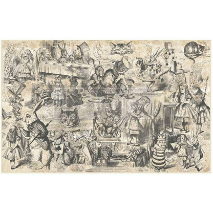 Decor Tissue Paper - Dreaming In Wonderland - 48.3cm x 76.2cm - ReDesign with Prima