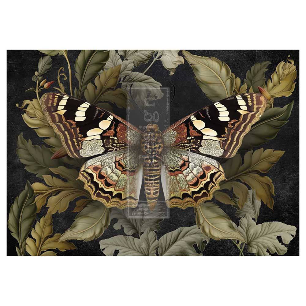 A1 Fiber Paper for Decoupage - Butterfly Conservatory Tales - 59.4cm x 84.1cm - Re-Design with Prima