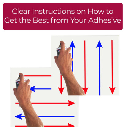 Repositionable Adhesive Mount Spray 400ml - by Zieler (UK ONLY)