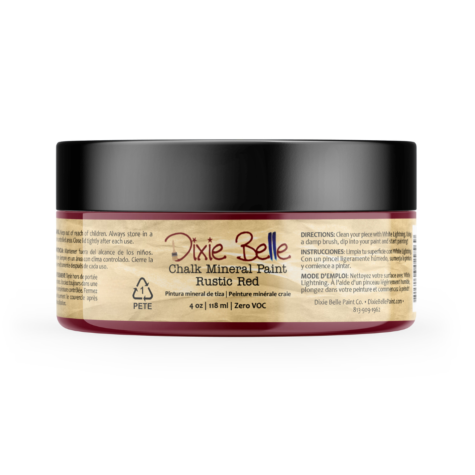 Jar of Dixie Belle Chalk Mineral Paint on a white background