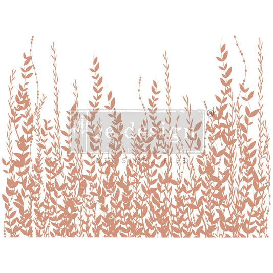 KACHA IN THE FIELD Rose Gold Foil Transfer - 18" x 24" - Redesign Decor Transfer Decal