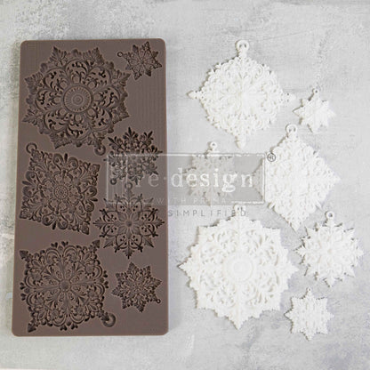 DAZZLING ORNATES Decor Mould Re-Design with Prima 5" x 10"