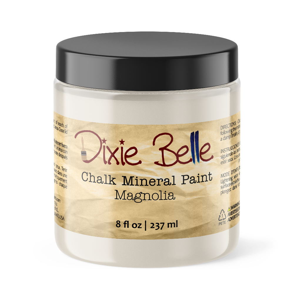 MAGNOLIA - Dixie Belle -  Off White Chalk Mineral Paint - 118ml/4oz - 236ml/8oz - 473ml/16oz - 96ml/32oz