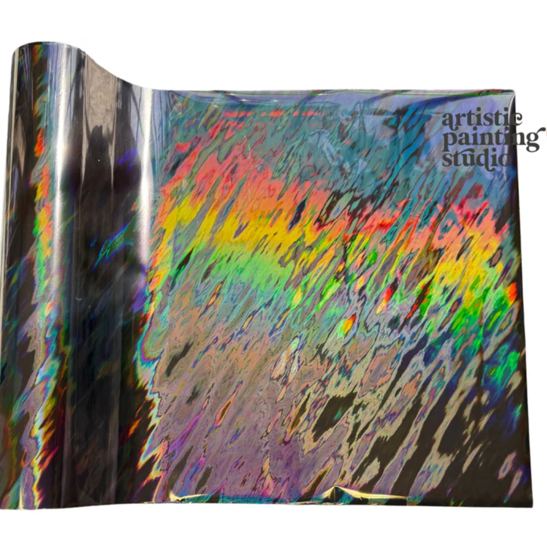 Arlo Hologram - Rub On Metallic Foil by APS - Textile Friendly