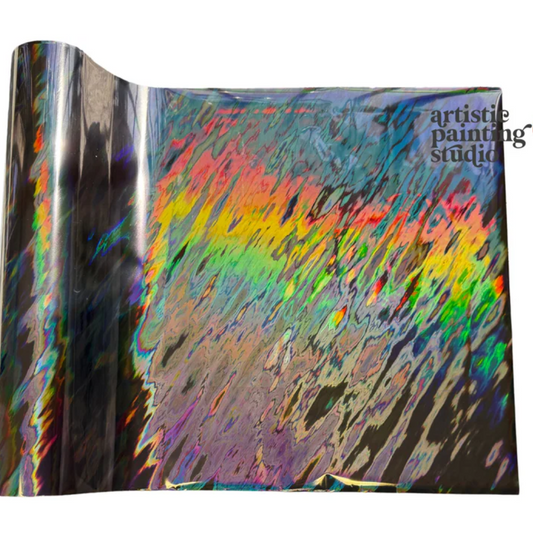 Arlo Hologram - Rub On Metallic Foil by APS - Textile Friendly