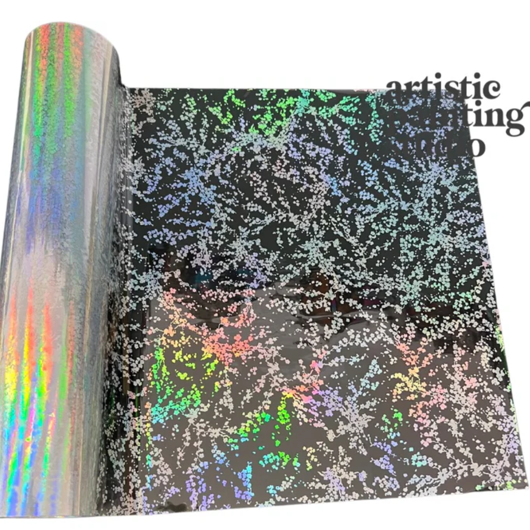 Baby's Breath (Transparent) - Rub On Metallic Foil by APS - Textile Friendly