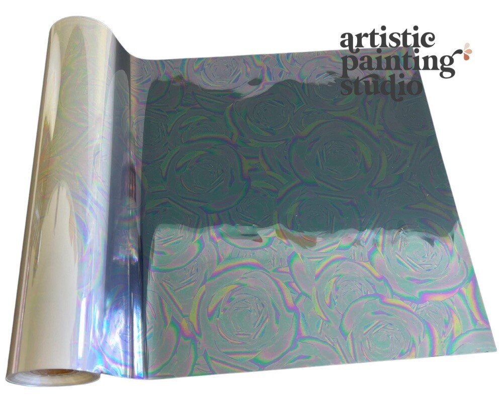 BRIAR ROSE - Transparent Rub On Metallic Foil by APS - Textile Friendly