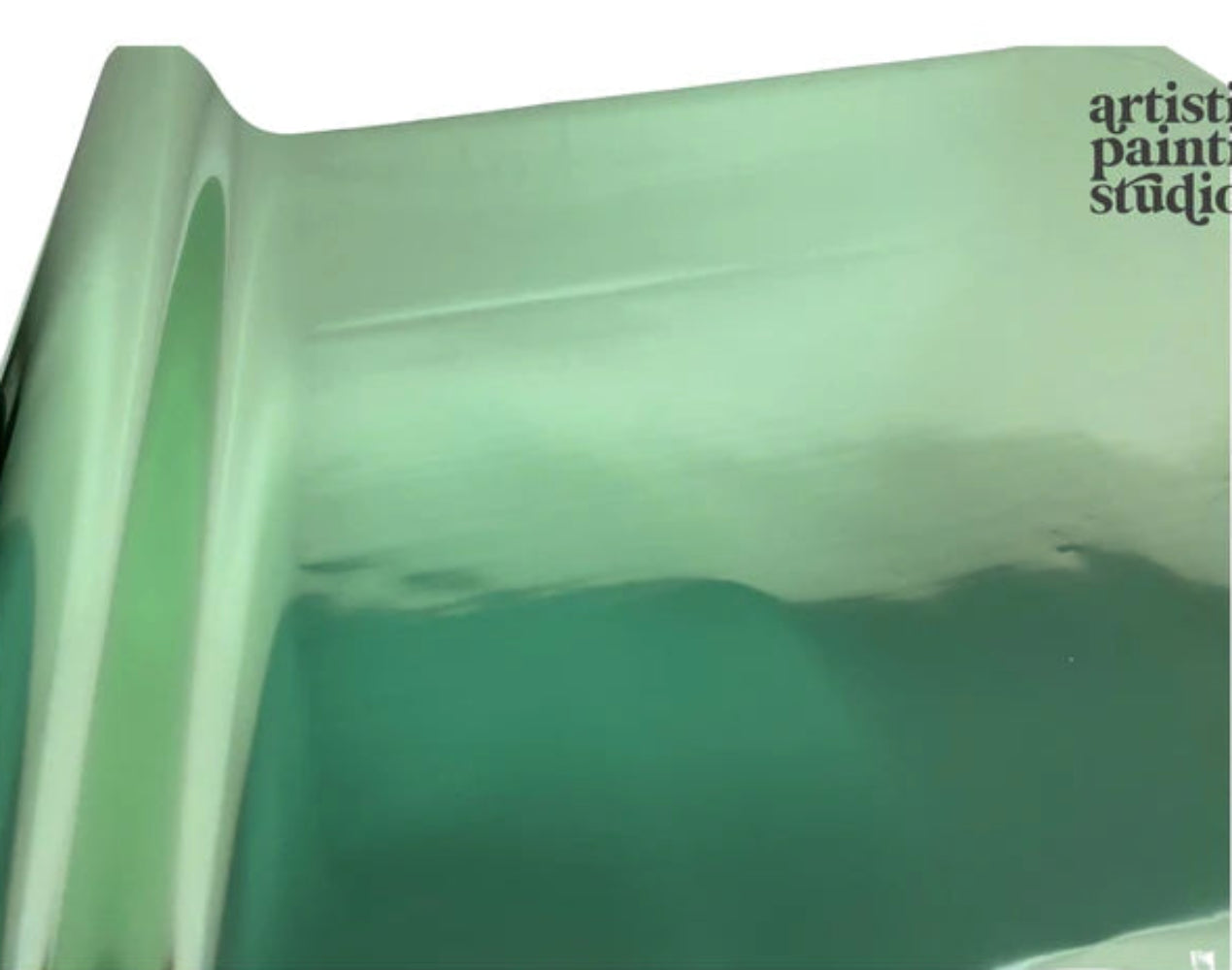 Celadon Green Metallic Foil - Rub On Metallic Foil by APS - Textile Friendly