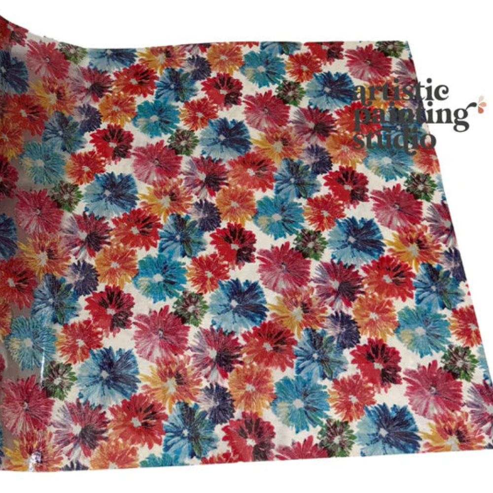 Chasin' Daises Foil Foil - Rub On Metallic Foil by APS - Textile Friendly