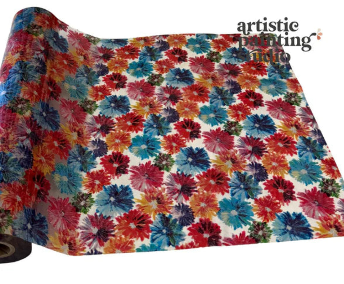 Chasin' Daises Foil Foil - Rub On Metallic Foil by APS - Textile Friendly