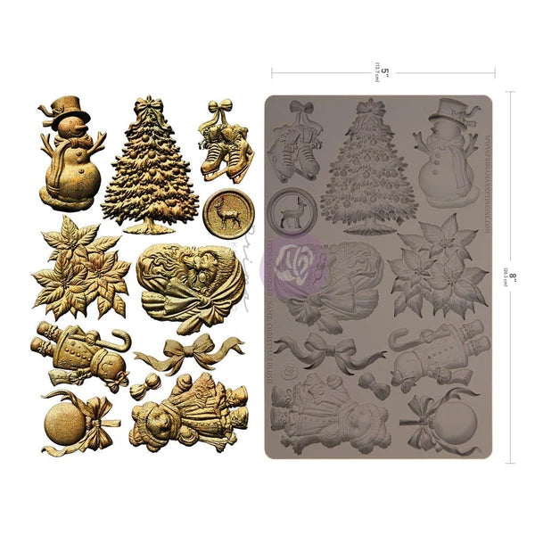 Christmas Blush Silicone Mould - ReDesign with Prima - 5" x 8"