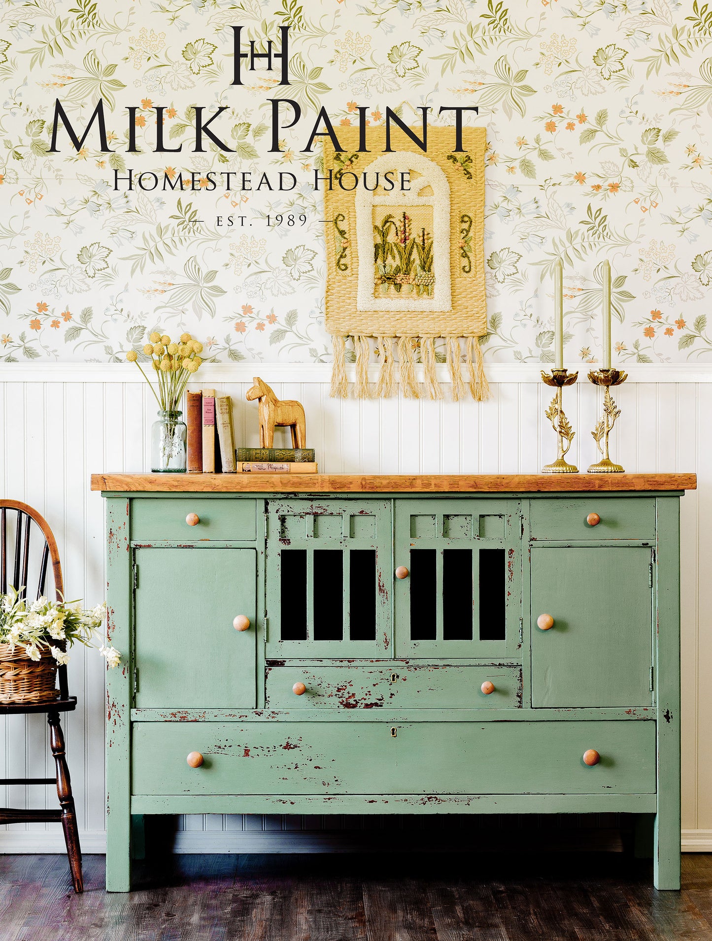 STOCKHOLM GREEN Milk Paint by Homestead House 50g and 300g