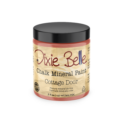 COTTAGE DOOR - Dixie Belle - Dusty Coral Chalk Mineral Paint - 118ml/4oz - 236ml/8oz - 473ml/16oz - 946ml/32oz