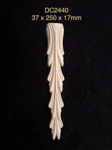 Heat Bendable Wood Applique Drop From Decocurve - DC2440